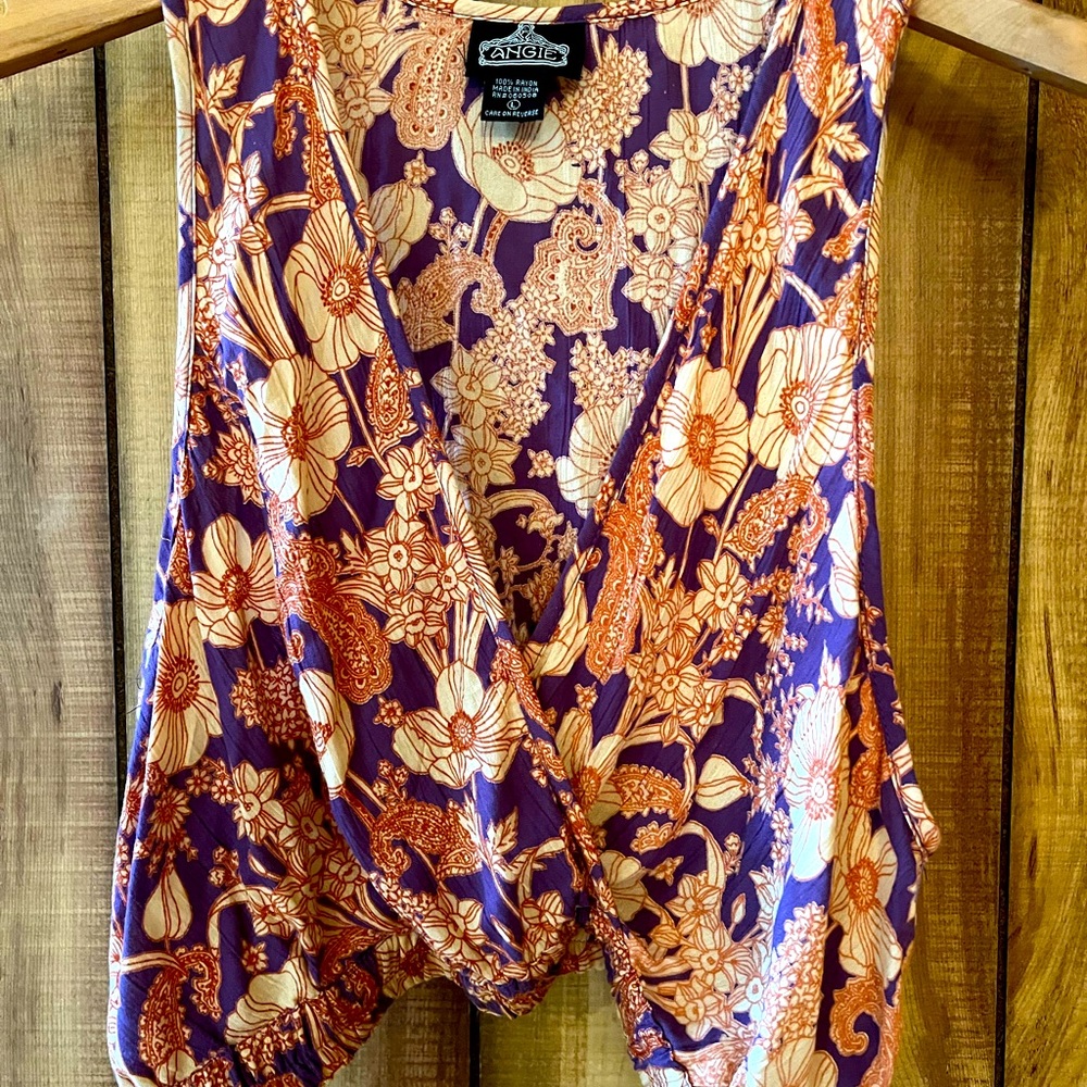Angie Floral crop top